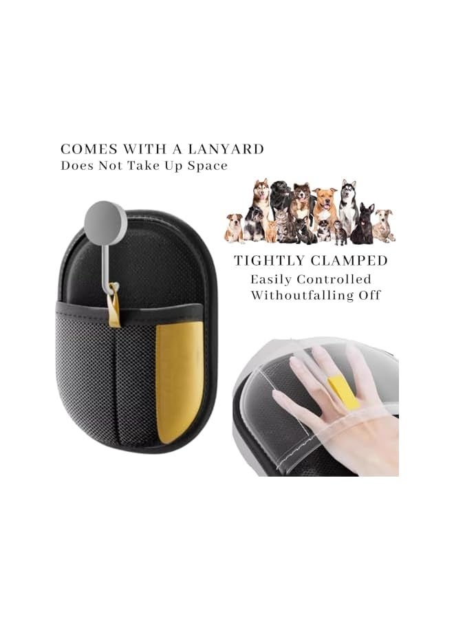 2pcs Double Sided Pet Grooming Gloves Hair Removal Tools,effective hair removal Reusable Dog & Cat Hair Remover Glove multifunctional Remove static electricity Cleaning, Hair Removal, Grooming Gloves - Image 5