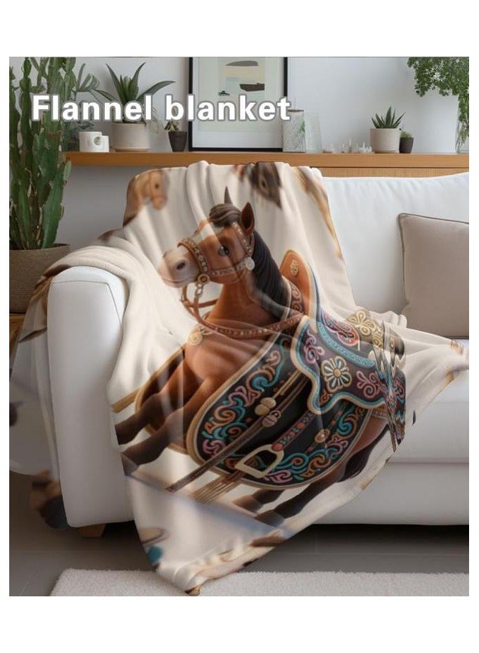 general Flannel thin blanket (warm and comfortable, suitable for sleep, gaming, dust removal and sandproof) 150cm*200cm - 386 - Image 1