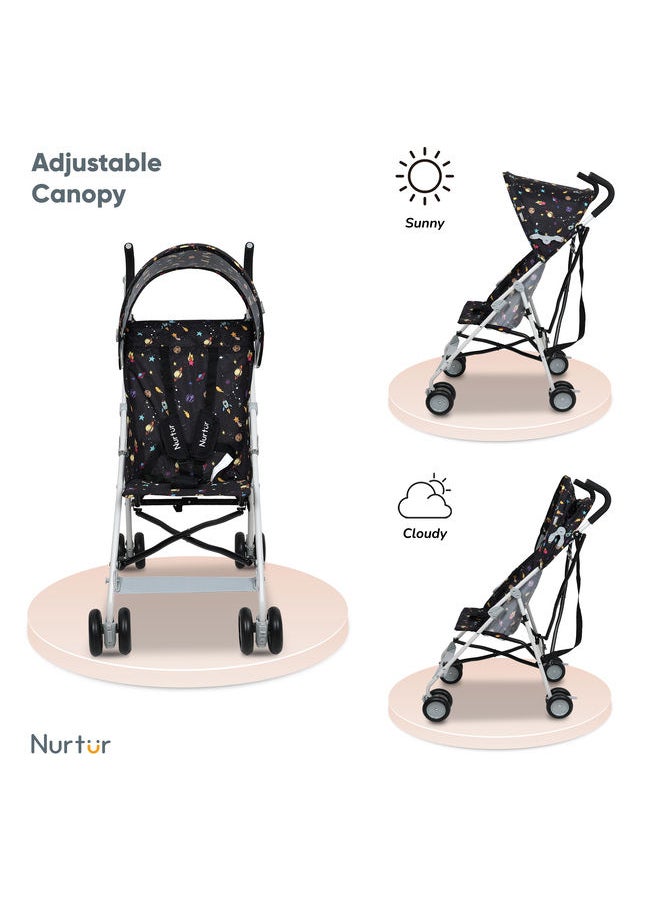 Nurtur - Rex Buggy Stroller Multicolour Lightweight Stroller With Compact Fold Canopy Shoulder Strap 6 To 36 Months - Image 1