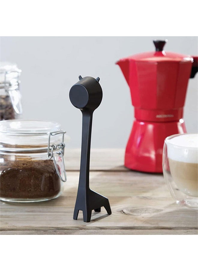 4 Pcs Creative Cartoon Giraffe Shaped Coffee Spoon, Cute Coffee Bean Powder Dosing Spoon for Office Kitchen Bar Use - Image 2