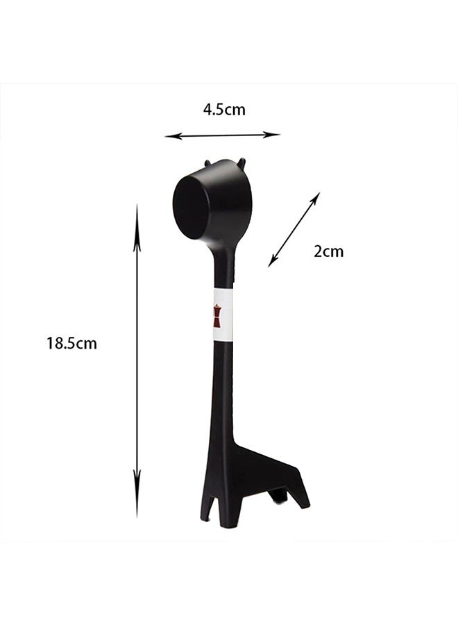 4 Pcs Creative Cartoon Giraffe Shaped Coffee Spoon, Cute Coffee Bean Powder Dosing Spoon for Office Kitchen Bar Use - Image 3