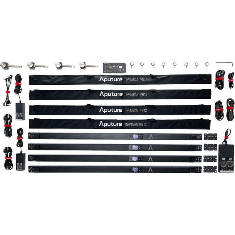 أبتشر Aputure 4 feet INFINIBAR PB12 RGBWW LED Pixel Bar 4-Light Kit - Image 1