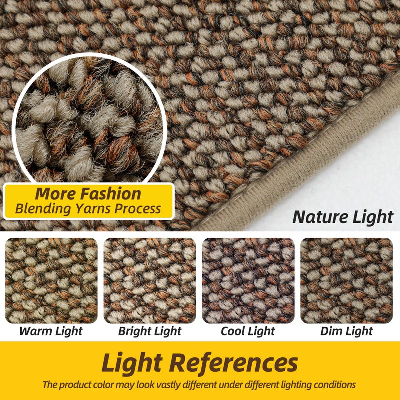 JSEI Dirt Trapper Door Mat 20"x32" Non-Slip Washable Entrance Mat, Dog Doormats, Absorbent & Fade-Resistant Floor Mats, Low Profile Welcome Mats for Entryway, Front Door, and Inside Entrance, Taupe - Image 3