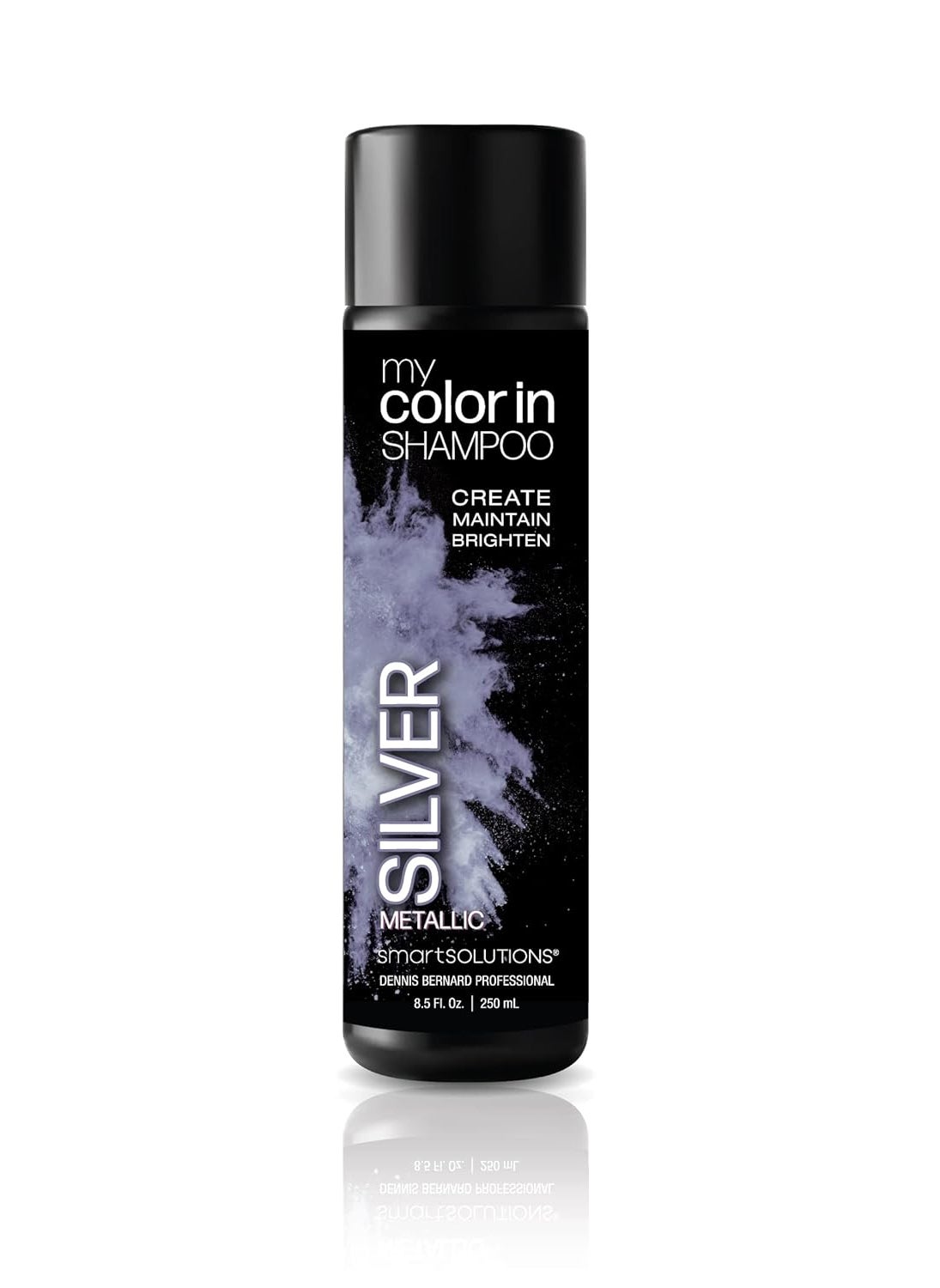 Smart Solutions SMART SOLUTIONS MyColorIn Color Depositing Shampoo Metallic Silver  Sulfate  Paraben Free Hair Dye  Made in USA 8 Colors 