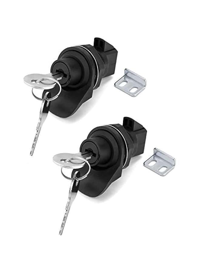 Arabest Push on Latch, 2 Pack Plastic Push-to-Close Latches for Boat/Motorcycle Glove Box Locks  - Image 5