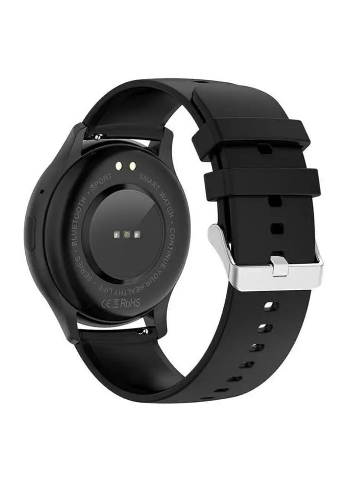 XO - XO J5 Smart Watch for Men Women AMOLED screen Round Display Long Battery Life Fitness Tracker Heart Rate Sleep Monitor Multi Sports Modes Compatible with Android iPhone Smart Watches - Image 1