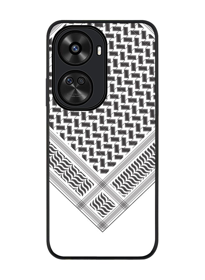 Stylizedd Rugged Black edge case for Huawei nova 12 SE / Huawei nova 11 SE 4G, Slim fit Case Flexible Anti Drop TPU Gel Thin Cover - Victory Shemag(Black) - Image 1