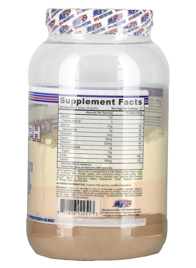 APS Isomorph 28 Pure Whey Isolate Neapolitan Ice Cream 2 lb (907 g) - Image 2