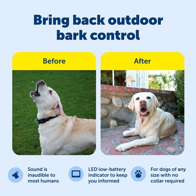PetSafe Deluxe Outdoor Ultrasonic Bark Control - Elite No Barking Deterrent with Bird House Design - Image 3