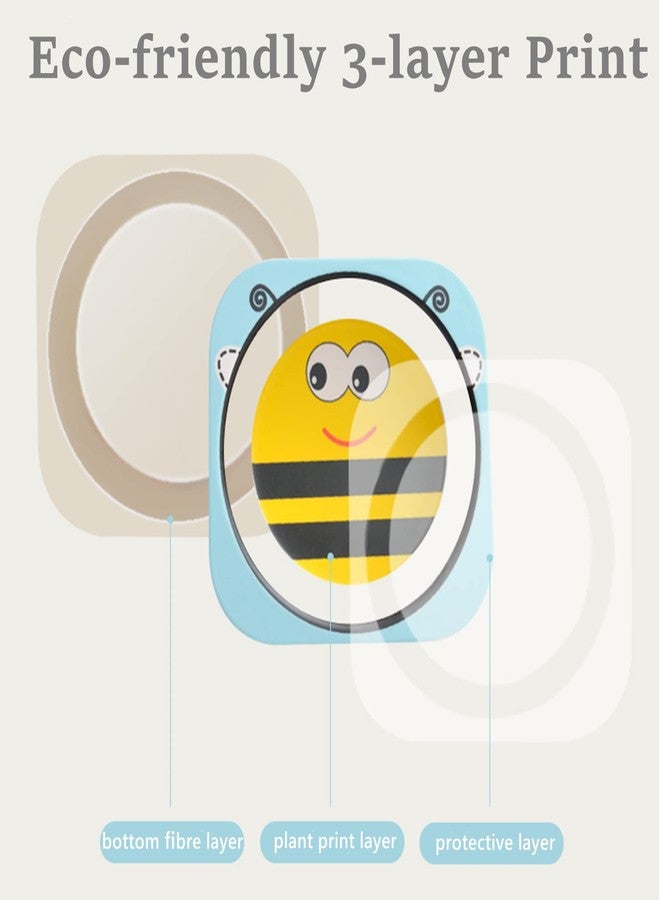 Lyellfe 6 Pack Bamboo Bowls, 10 Oz Unbreakable Bowl, Fun Bowl Tableware Cereal Bowls for Soup Noodle Pasta, BPA Free, Dishwasher Safe - Image 4