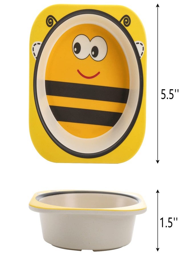 Lyellfe 6 Pack Bamboo Bowls, 10 Oz Unbreakable Bowl, Fun Bowl Tableware Cereal Bowls for Soup Noodle Pasta, BPA Free, Dishwasher Safe - Image 2