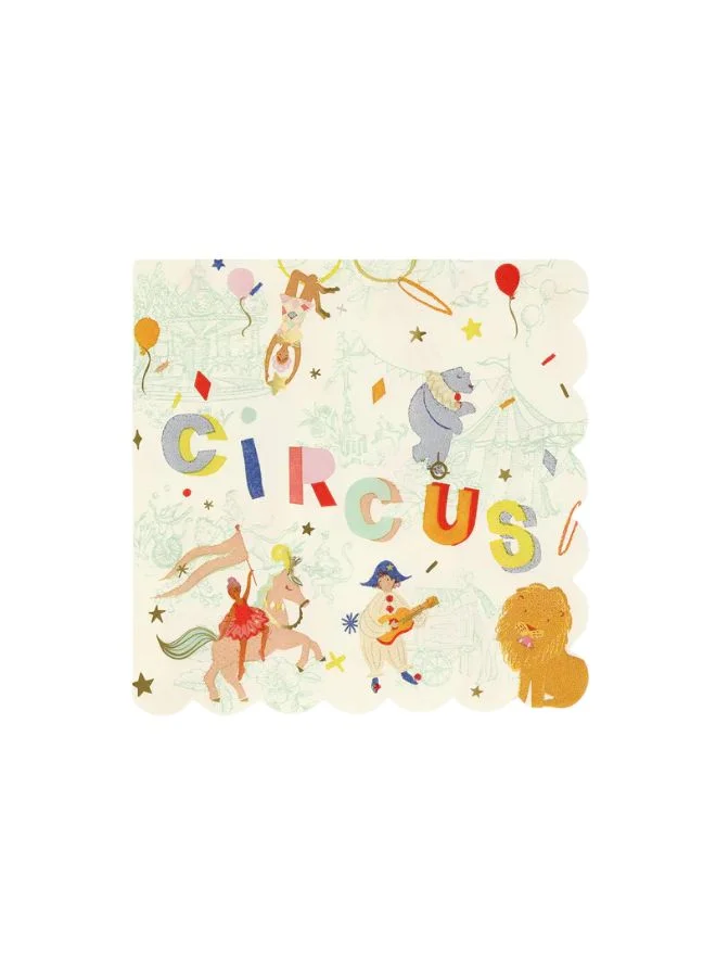 Meri Meri Circus Large Napkins