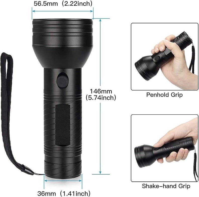 Spaceshoop UV Flashlight Black Light, 51 LED Flashlights, Blacklight Detector Torch Lighting for Dog Cat Pet Urine Detector Stain Bed Bug Scorpion Detection - Image 3