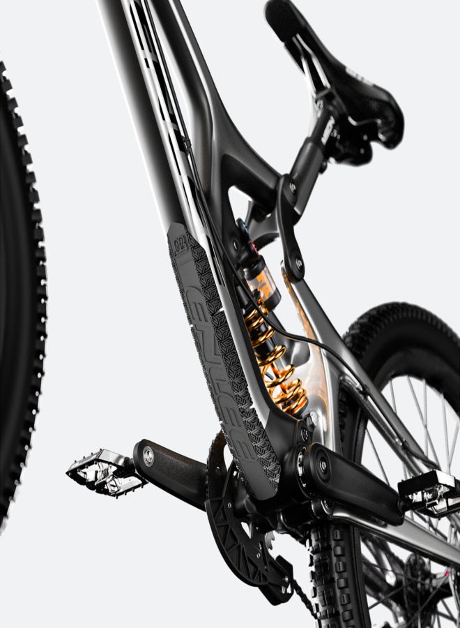 ENLEE Mountain Bike Frame Protector Silicone Bottom Sticker for Ultimate Collision and Waterproof Protection Essential MTB Accessory for All Bikes Frame Protection - Image 2