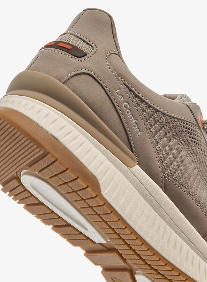 Le Confort BEIGE Men Lace-Up Ankle Sneakers for Men | Best Price UAE