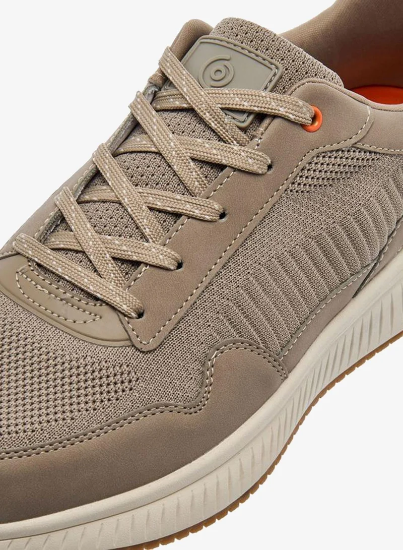 Le Confort BEIGE Men Lace-Up Ankle Sneakers for Men | Best Price UAE