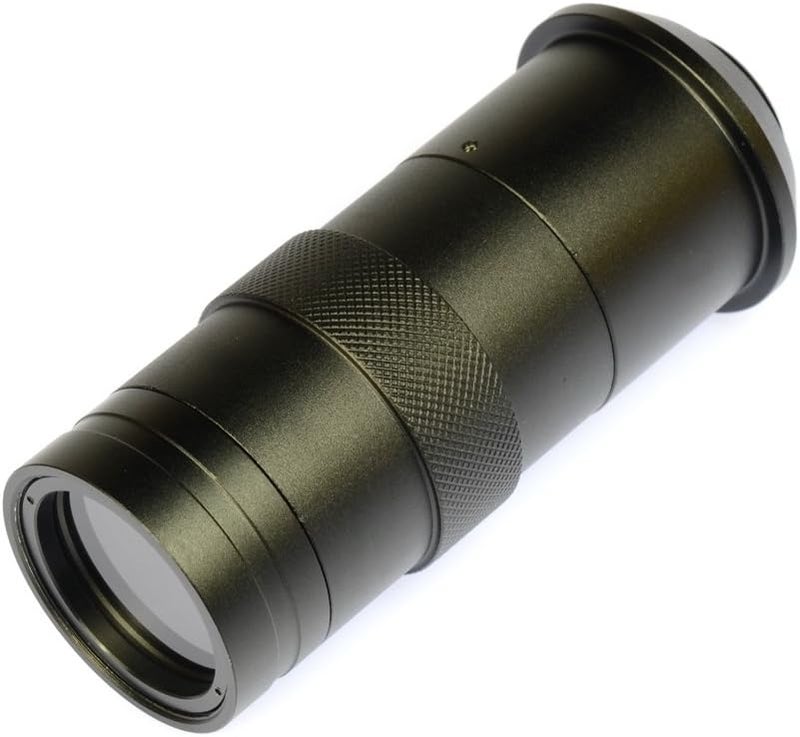 HAYEAR Monocular 8x-100x 43mm-150mm C-Mount Zoom Glass Lens for Industry Lab Microscope Camera - Image 1