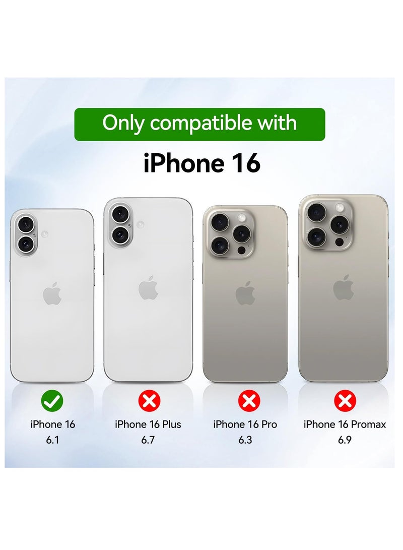 BORTONY iPhone 16 Case 6.1 inch Soft Clear TPU Non-Yellowing iPhone 16 Cover Anti-Scratch Shockproof Protective Case Compatible with iPhone 16 - Image 2