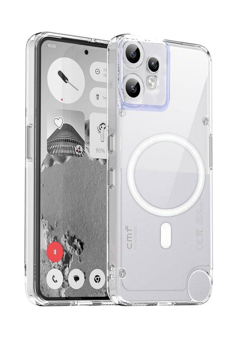 Crystal Clear Case for Nothing Phone 2 Pro Case, [Non-Yellowing][Reinforced Corners] Wireless Charging Shockproof Bumper Protective Phone Case for Nothing Phone 2 Pro - Image 1