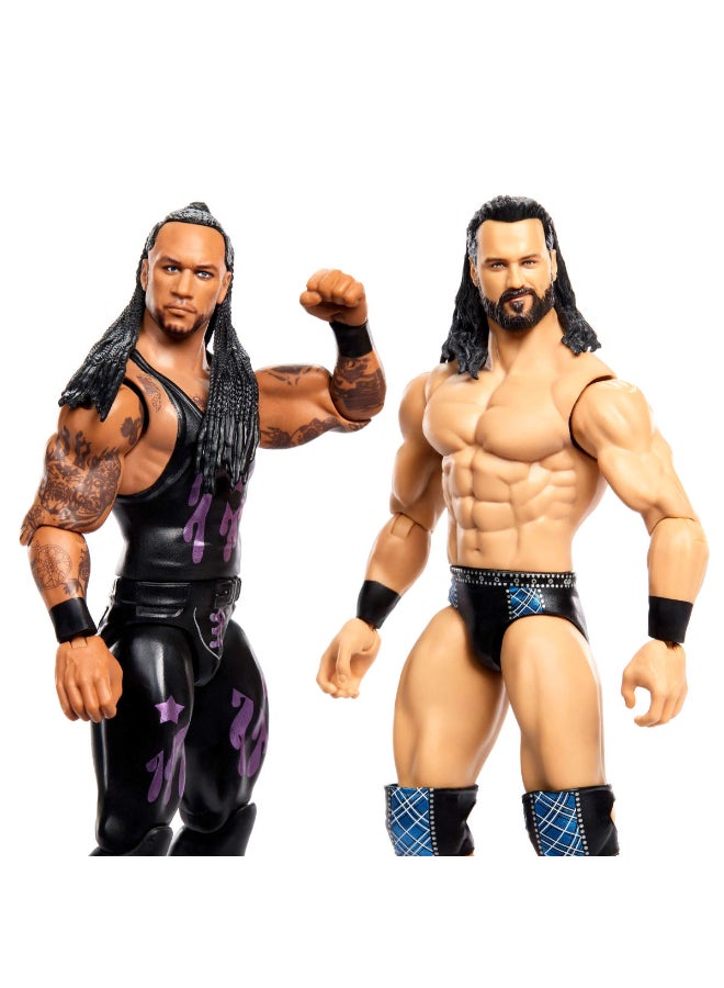 WWE Mattel WWE Main Event Showdown Action Figures 2-Pack with Accessory, Series #26 Drew McIntyre vs Damien Priest Collectible Set, 6-inch​ - Image 2