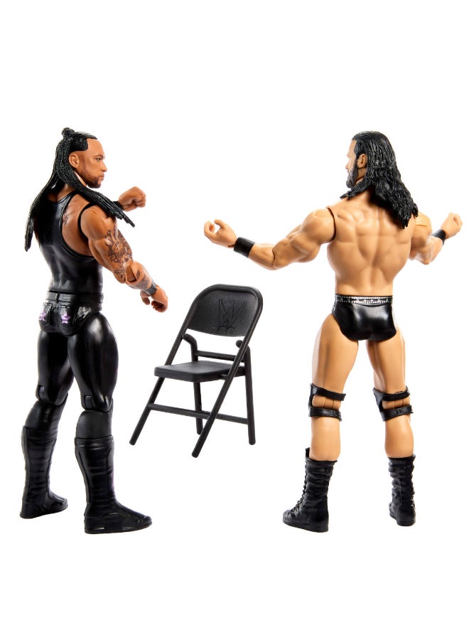WWE Mattel WWE Main Event Showdown Action Figures 2-Pack with Accessory, Series #26 Drew McIntyre vs Damien Priest Collectible Set, 6-inch​ - Image 3