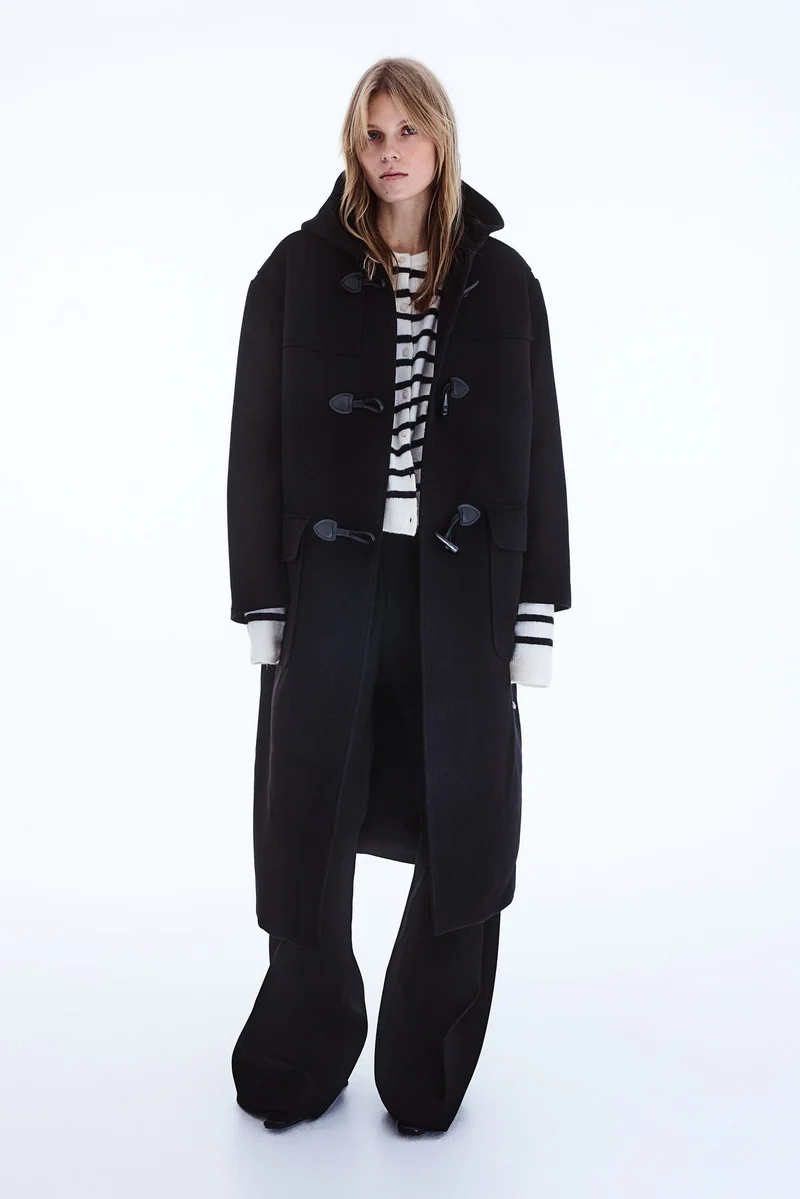 H&M Maxi Duffle Coat