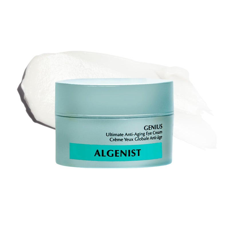 Algenist كريم العين المضاد للشيخوخة النهائي من ألجينيست جينيوس - كريم تحت العين المشدود مع الكولاجين + زيت الطحالب الدقيقة - يساعد على ملء، تنعيم واستعادة الإشراقة لمنطقة العين الحساسة (0.5 أونصة) - Image 1