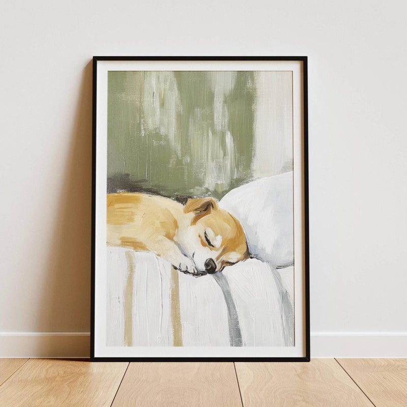 TNESSENTIAL Chihuahua Art Print: Peaceful Dog Portrait, Home Decor - Image 1