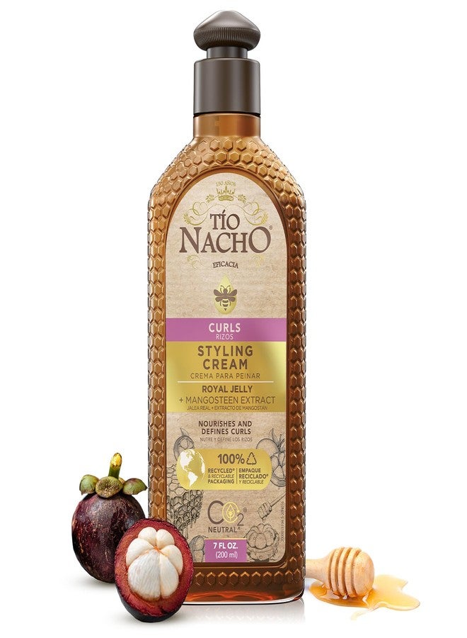 Tio Nacho Curls Styling Cream for Curly Hair with Royal Jelly and Mangosteen, Curl Cream for Curly Hair and Wavy Hair, Frizz Control Hair Styling Cream, Leave-In Formula for Daily Styling, 7 fl oz - Image 1