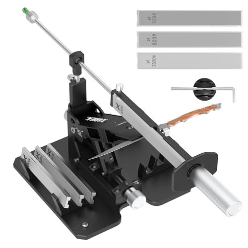 XARILK Upgraded XARILK Professional Knife Sharpening System GEN2, Heavy-duty | Aluminum Precision Knife Sharpener Tool & Sharpening Kit W/Diamonds (320# 800# 2000#) - Image 1