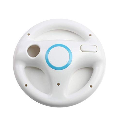 GH Mario Kart 8 Steering Wheel Compatible with Nintendo Wii (Original White, 2 Pack), Racing Games Wheels for Wii (U) Remote Controller (6 Colors Available) - Image 2