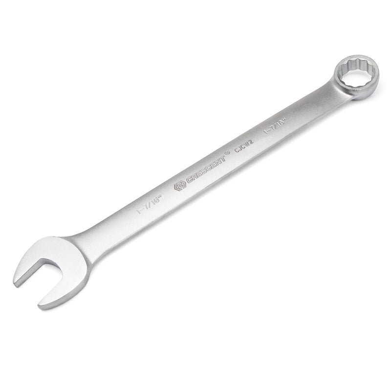 Crescent 1-7/16" 12 Point Satin Jumbo Long Pattern Combination Wrench - CJCW2 - Image 2