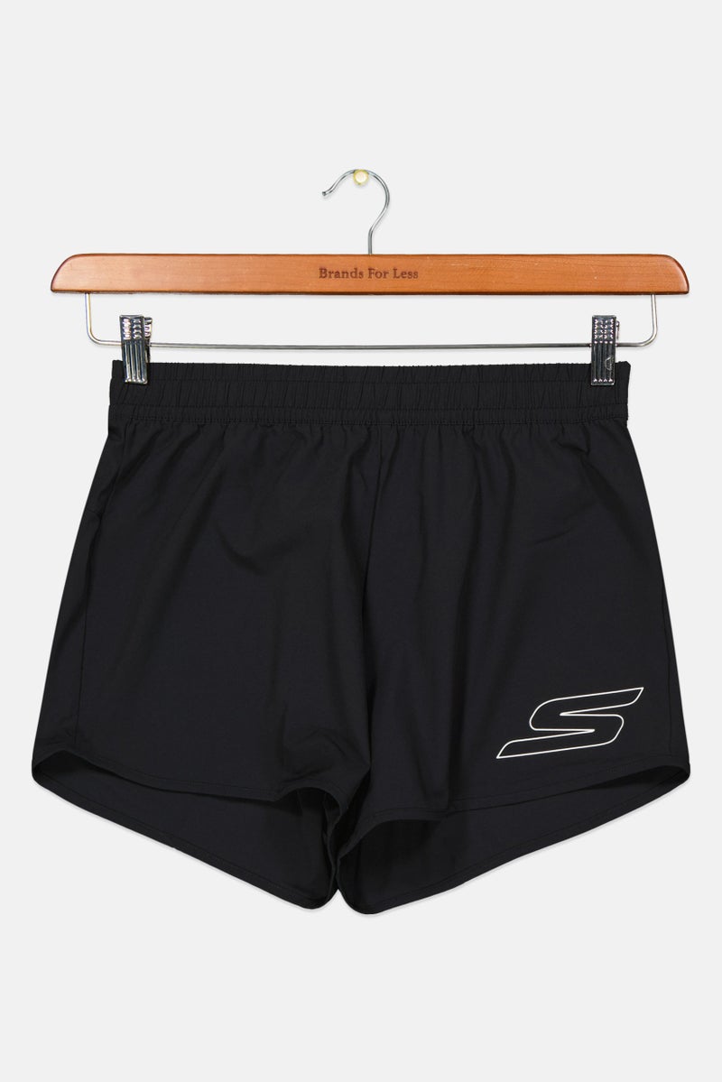 SKECHERS Kids Boy Regular Fit Brand Logo Training Shorts, Black  - Image 1
