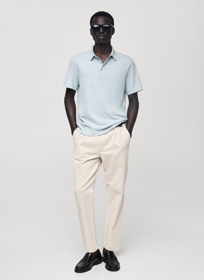 Mango Man Regular Fit Polo Shirt  - Image 4