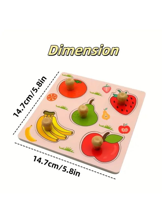 Wooden 3D Puzzle Toy Transportation Matching Board for Toddlers Cognitive Learning Geometric Shapes - Image 2