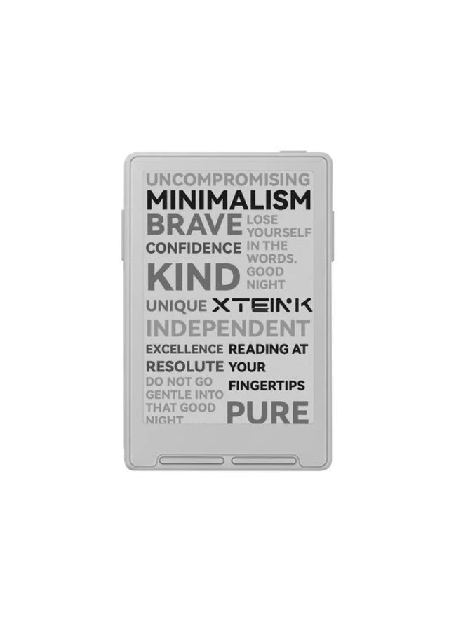 XTEINK X3 E-Book Reader Set with Magnetic Protective Case, 3.7" Portable Pocket E-Ink eReader with Physical Page-Turn Buttons, Ultra-Thin Magnetic Ready Design,Distraction-Free Reading, 16GB Storage - Image 4