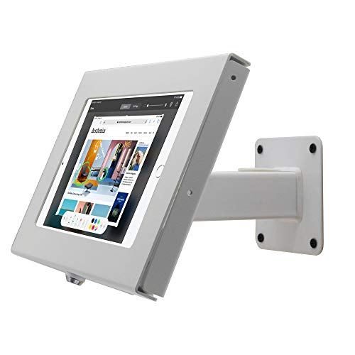 TABcare 180 Tilting 360 Rotating Metal Mount Support 75x75 100x100 VESA Used as Desktop Stand or Wall Mount (White) - Image 3