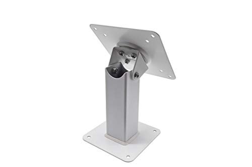 TABcare 180 Tilting 360 Rotating Metal Mount Support 75x75 100x100 VESA Used as Desktop Stand or Wall Mount (White) - Image 2