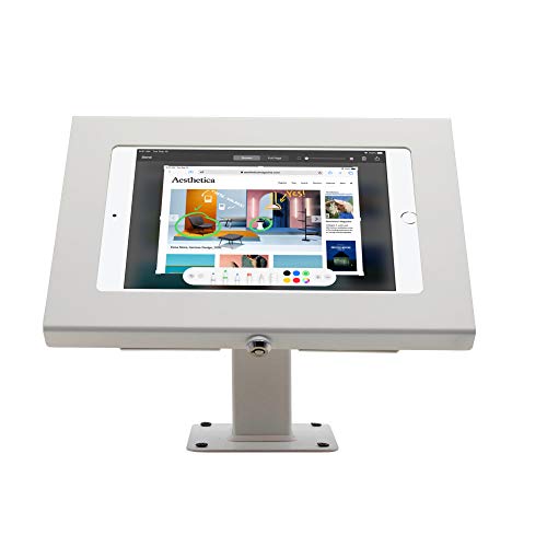 TABcare 180 Tilting 360 Rotating Metal Mount Support 75x75 100x100 VESA Used as Desktop Stand or Wall Mount (White) - Image 4