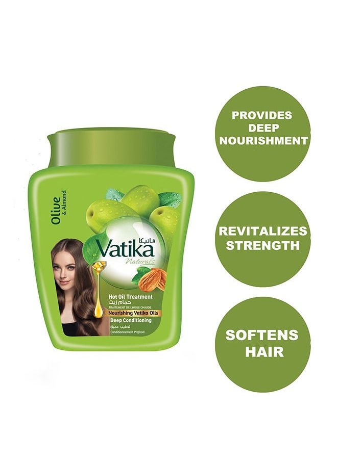 Vatika Naturals - Vatika Naturals Deep Conditioning Hot Oil Treatment & Shampoo Set | Natural & Herbal | For Intense Nourishment & Protection - 1kg + 400 ml - Image 1