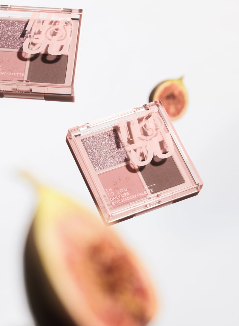 INTO YOU FG01 Fig Daily Life Eyeshadow Palette - Effortless Everyday Glamour - Image 4