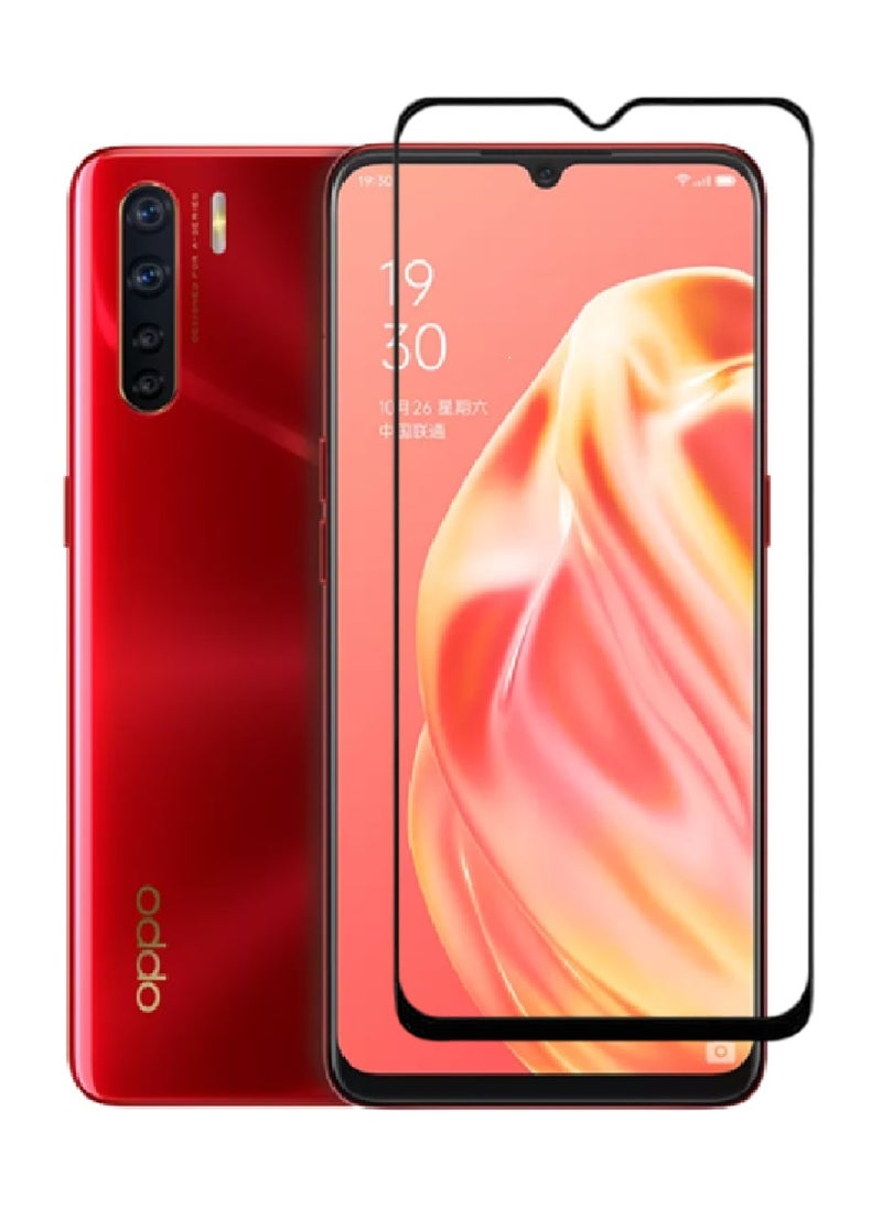 AINA Tempered Glass Screen Protector 5D Designed For Oppo A91 Full Glue Edge to Edge Full Screen Coverage And Bubble Free - Image 1