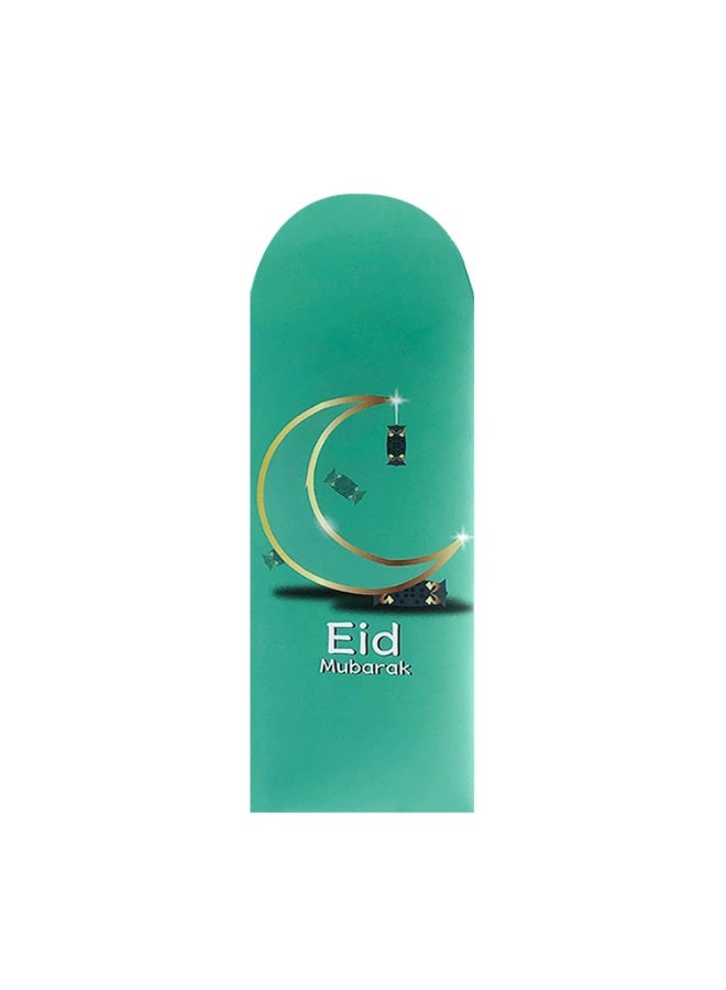 Middle Eastern Festival Moon Lucky Red Envelopes - Green Ramadan Red Packets (Set of 6) - Image 1