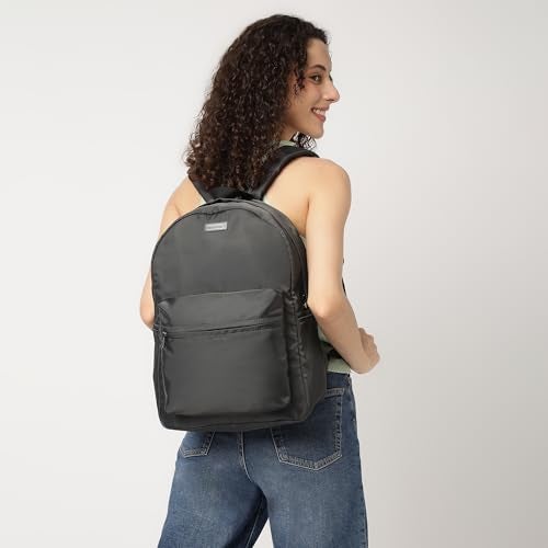 Fastrack Nylon Backpack for Women & Girls | Lightweight Casual Backpack with Zipper Closure | Stylish College & Travel Bag with Front Pocket - Image 2