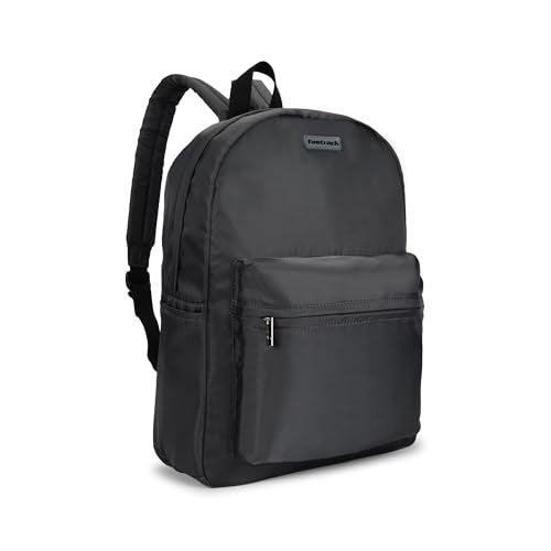 Fastrack Nylon Backpack for Women & Girls | Lightweight Casual Backpack with Zipper Closure | Stylish College & Travel Bag with Front Pocket - Image 4