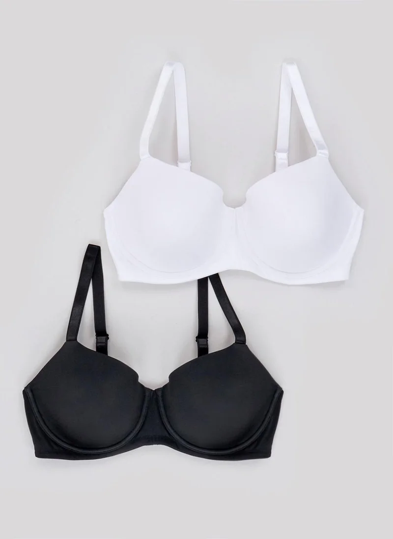 Matalan 2 Pack DD+ T-Shirt Bras