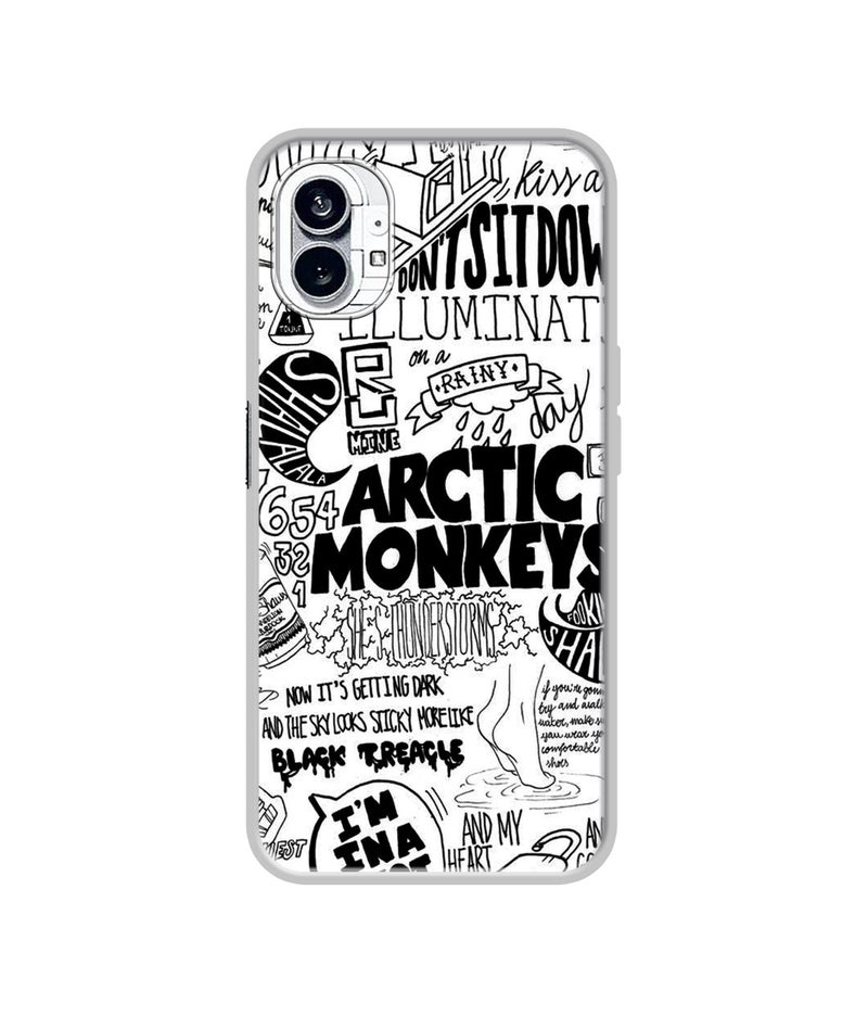Casotec Arctic Monkeys Pattern Design Printed Silicon Soft TPU Back Case Cover for Nothing Phone (1) 5G - Image 3