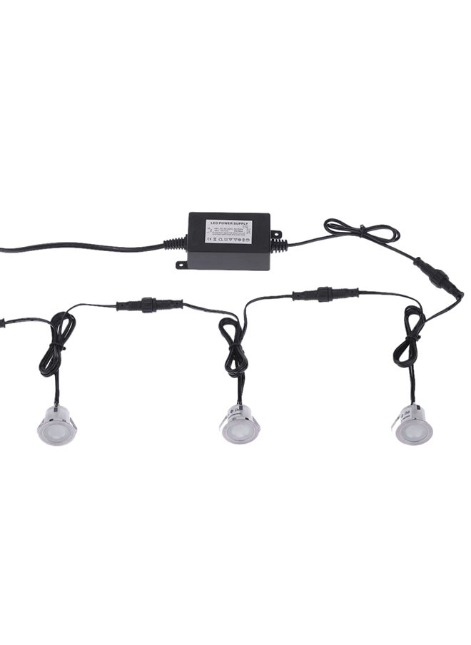 Generic 10 Piece LED Deck Light 0.6W Silver 28.0 X 15.5 X 6.0cm  - Image 2