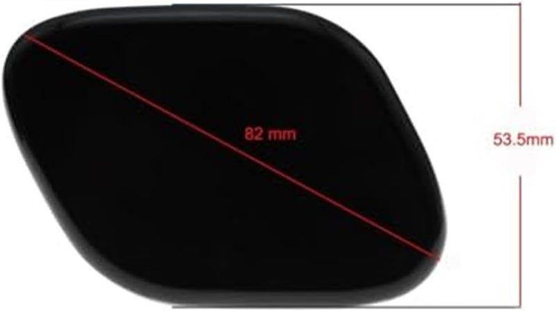 DEMULAX Headlight Washer Nozzle Cover for Hyundai Santa Fe III - Image 2