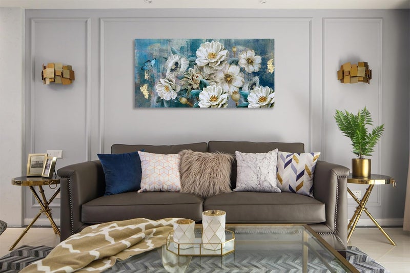 Arjun Flowers Canvas Wall Art - Image 3